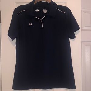Women’s Navy Underarmour Polo Shirt!